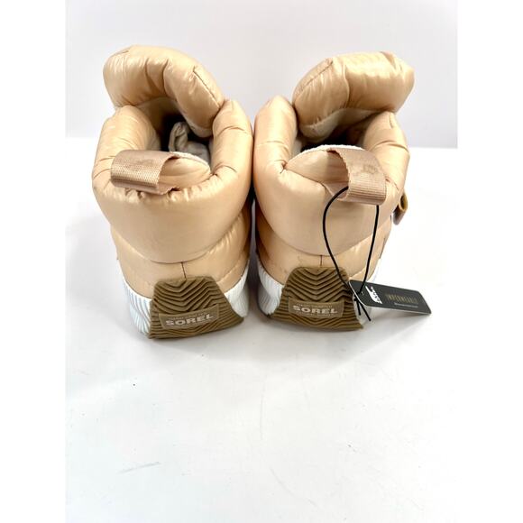 Sorel Size 8.5 Out N About Puffy Boot High Top Sneaker Waterproof Tan Blush NWT - Picture 8 of 13